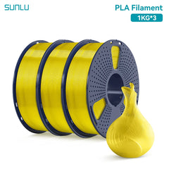 SUNLU 3KG PLA /Clear 3D Printer Filament 1.75mm 1000g Spool (2.2lbs)