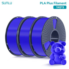 SUNLU 3KG PLA Plus /Clear 3D Printer Filament 1.75mm 1000g Spool (2.2lbs)