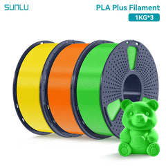 SUNLU 3KG PLA Plus /Clear 3D Printer Filament 1.75mm 1000g Spool (2.2lbs)