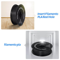 GEEETECH 5Kg 3D Silk PLA Filament 1.75mm High Gloss Surface Neat Wrapped Dimensional Accuracy /-0.02mm Vacuum Packaging