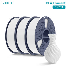 SUNLU 3KG PLA /Clear 3D Printer Filament 1.75mm 1000g Spool (2.2lbs)