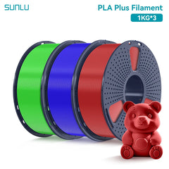 SUNLU 3KG PLA Plus /Clear 3D Printer Filament 1.75mm 1000g Spool (2.2lbs)