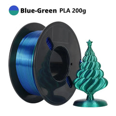 Dual color PLA Filament Multicolor PLA Filament 200g/roll 1.75mm 3D Printer Filament for FDM 3D Printer