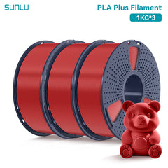 SUNLU 3KG PLA Plus /Clear 3D Printer Filament 1.75mm 1000g Spool (2.2lbs)