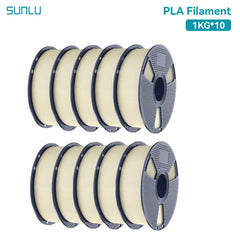 SUNLU 10KG PLA 3D Printer Filament 1.75mm, 1kg Spool (2.2lbs)