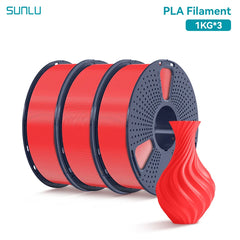 SUNLU 3KG PLA /Clear 3D Printer Filament 1.75mm 1000g Spool (2.2lbs)
