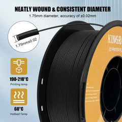 KINGROON HS-PLA Filament 1.75mm High Speed PLA 3d Printer Filament All FDM 3D Printer 3D Printing Materials 5/10KG