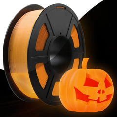 1.75mm PLA Luminous 3D Printer Filament, 200g(0.44L）Spool, Glow in the Dark, for FDM Printers