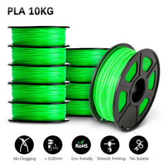 SUNLU 10KG 3D Filament PLA /PLA PLUS Filament 10kg 22 lbs 1.75mm 3D Printer Filament Environmentally friendly High strength PLA