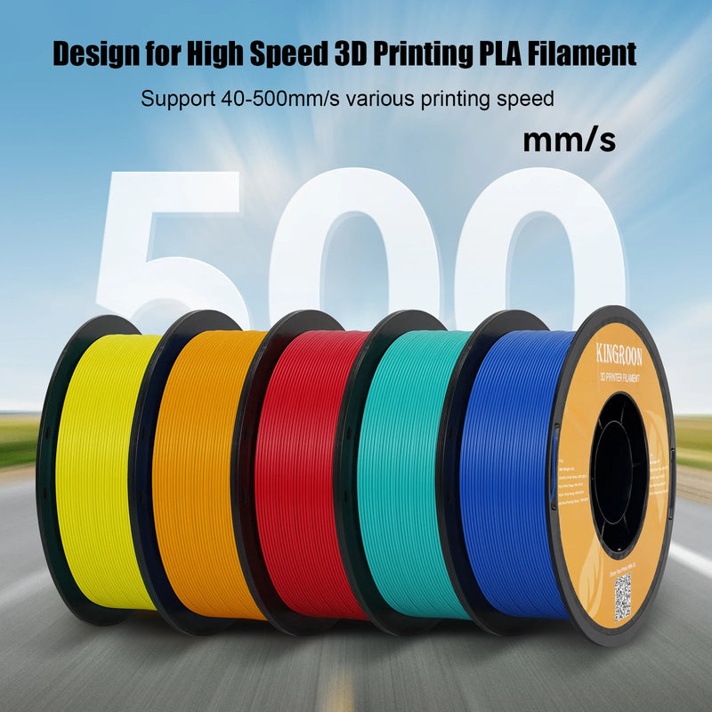 KINGROON HS-PLA Filament 1.75mm High Speed PLA 3d Printer Filament All FDM 3D Printer 3D Printing Materials 5/10KG