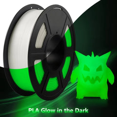 1.75mm PLA Luminous 3D Printer Filament, 200g(0.44L）Spool, Glow in the Dark, for FDM Printers
