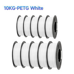 10KG/22LBS 1.75mm PETG Filament for 3D Printer Plastic Material Clogging Free Non-Toxic PETG 3D Filament Consumables