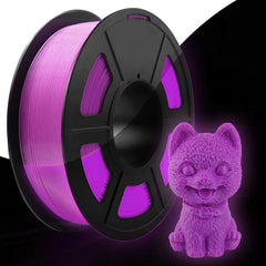 1.75mm PLA Luminous 3D Printer Filament, 200g(0.44L）Spool, Glow in the Dark, for FDM Printers