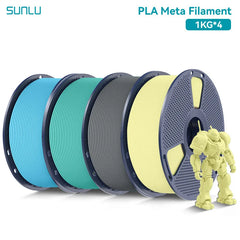 SUNLU PLA Meta 3D Printer Filament  4KG 1KG/Roll 175MM Tolerances +/-0.02MM Filament
