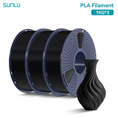 SUNLU 3KG PLA /Clear 3D Printer Filament 1.75mm 1000g Spool (2.2lbs)