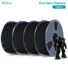 SUNLU PLA Meta 3D Printer Filament  4KG 1KG/Roll 175MM Tolerances +/-0.02MM Filament