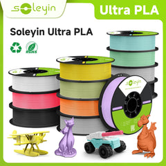 Soleyin Creality Sub Brand 12KG 1.75mm 3D Printer Ultra PLA Filament  High Quality Muiti Color Vacuum Eco-Friendly for Creality