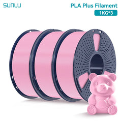 SUNLU 3KG PLA Plus /Clear 3D Printer Filament 1.75mm 1000g Spool (2.2lbs)
