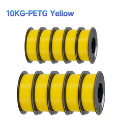 10KG/22LBS 1.75mm PETG Filament for 3D Printer Plastic Material Clogging Free Non-Toxic PETG 3D Filament Consumables