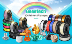 GEEETECH 5Kg 3D Silk PLA Filament 1.75mm High Gloss Surface Neat Wrapped Dimensional Accuracy /-0.02mm Vacuum Packaging