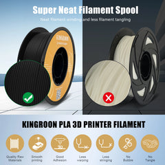 KINGROON HS-PLA Filament 1.75mm High Speed PLA 3d Printer Filament All FDM 3D Printer 3D Printing Materials 5/10KG