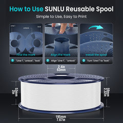 SUNLU TPU Filament 0.5KG 1.75mm 95A for 3D Printer
