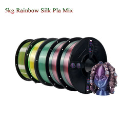 KEEPANG PLA/Silk PLA Filament 5/10kg 3D Printer Filament 1kg/1roll 1.75mm Pla Plastic Filamento No Bubble 3D Printing Materials