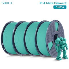 SUNLU PLA Meta 3D Printer Filament  4KG 1KG/Roll 175MM Tolerances +/-0.02MM Filament