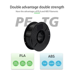 10KG/22LBS 1.75mm PETG Filament for 3D Printer Plastic Material Clogging Free Non-Toxic PETG 3D Filament Consumables