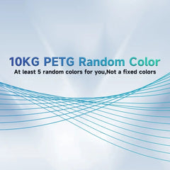 10KG/22LBS 1.75mm PETG Filament for 3D Printer Plastic Material Clogging Free Non-Toxic PETG 3D Filament Consumables