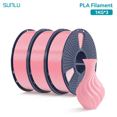 SUNLU 3KG PLA /Clear 3D Printer Filament 1.75mm 1000g Spool (2.2lbs)