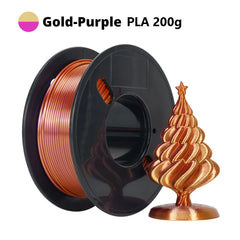 Dual color PLA Filament Multicolor PLA Filament 200g/roll 1.75mm 3D Printer Filament for FDM 3D Printer