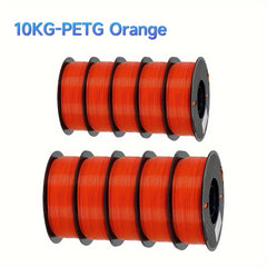 22 Lbs Mix Color PETG 3D Printer Filament - 1.75mm 2.2 Lbs/Roll 3D Printing Material for FDM 3D Printer