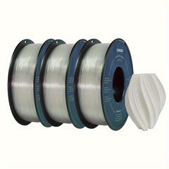3kg PLA 3d Printing Filament - 3 Rolls, 1.75mm, 1kg Per Roll - LONGER Black for All 3d Printers and 3d Printing Pen