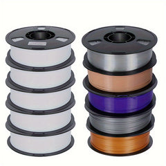 [10kg PETG Filament Bundle] 10kg PETG Filament 1.75mm Bundle Black Mixing Color 22LBS 3D Printer Filament 1kg/roll