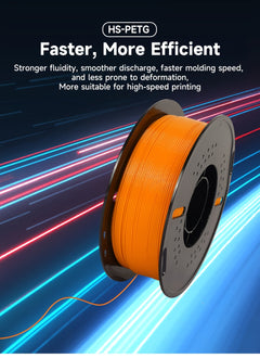 Newest Hyper PETG 3D Printer Filament 1.75mm For High Speed 600mm/s Printer 3D Printing Material Good Toughness High Precision No Bubble 10KG Mix Color