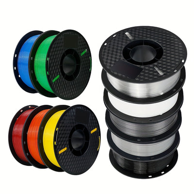 22 Lbs Mix Color PETG 3D Printer Filament - 1.75mm 2.2 Lbs/Roll 3D Printing Material for FDM 3D Printer