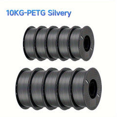 22 Lbs Mix Color PETG 3D Printer Filament - 1.75mm 2.2 Lbs/Roll 3D Printing Material for FDM 3D Printer