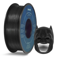 3kg PLA 3d Printing Filament - 3 Rolls, 1.75mm, 1kg Per Roll - LONGER Black for All 3d Printers and 3d Printing Pen