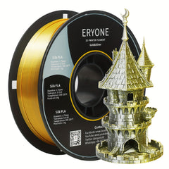 [1kg Dual Color PLA Filament] ERYONE Silk Dual Color Filament PLA 3D Printer 1.75mm +/- 0.03mm, Coextrusion Filament PLA Shiny Filament 1kg(2.2lbs)