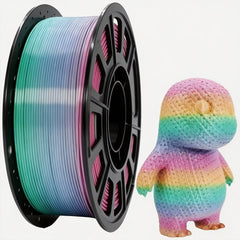 Small rolls 250g-32 Colors Of 3D Printing Consumables PLA Multi-color Filament, (250 Grams/0.55 Lb) 1.75mm+/-0.03mm, 3D Printed Filament, Can Quickly And Randomly Gradient Shiny Colors, Widely Supports FDM 3D Printer